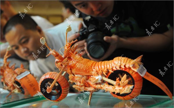 Motorcycle Made From Lobster Shells